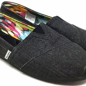 Skechers Women's Canvas Flats Size 8.5 Gray